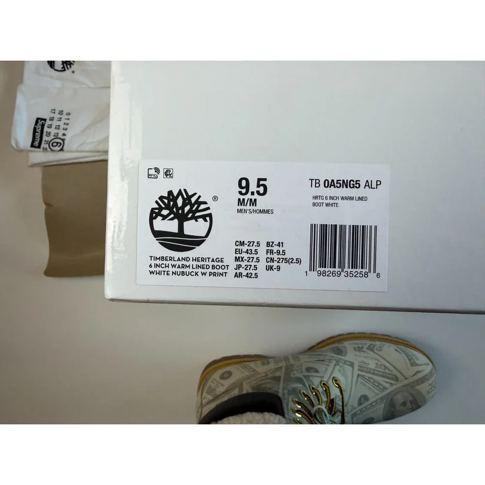 Supreme MM6 Maison Margiela Timberland $100 Bills 6